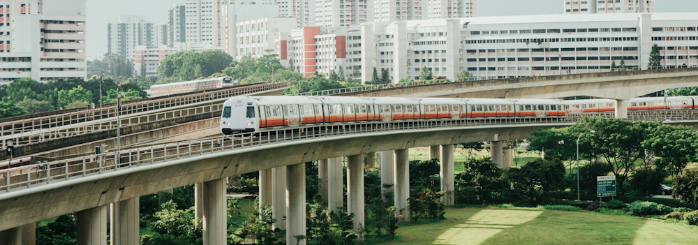 MRT train in Singapore